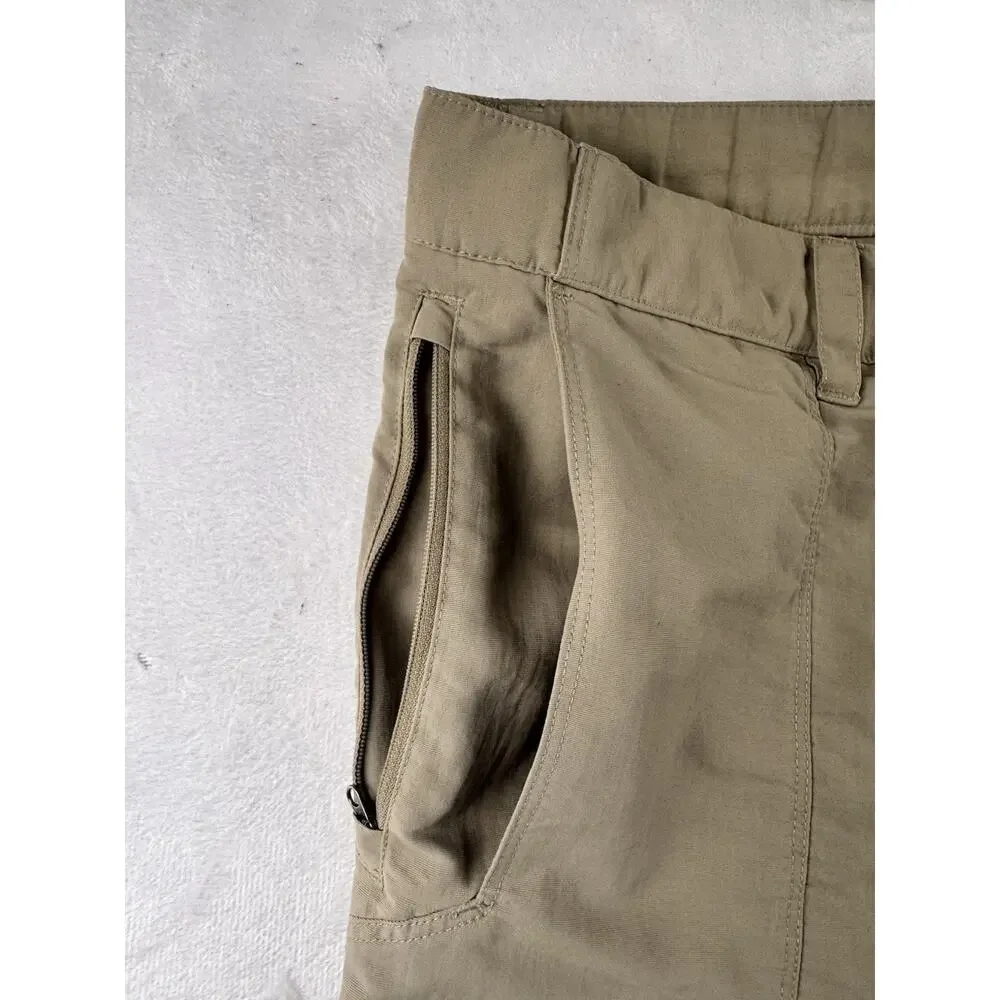 The North Face Mens XXL Beige Paramount Convertible Zip Off Hiking Cargo Pants